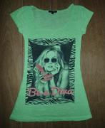 Be a Diva groene t-shirt met print (140), Meisje, Ophalen of Verzenden, Be a Diva, Zo goed als nieuw