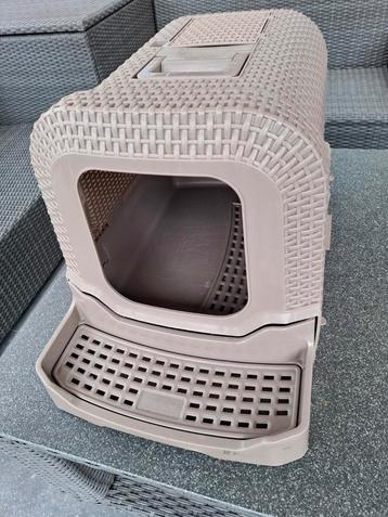Adori Kattentoilet Rattan 69x42x41 cm - Kattenbak € 25, Enlèvement ou Envoi, Comme neuf
