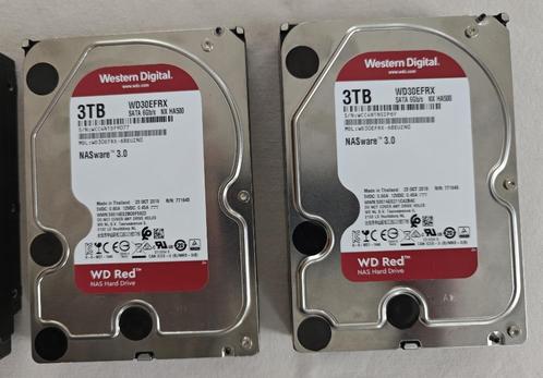 2x WD RED (Western Digital HD) harde schijven van 3 TB, Computers en Software, Harde schijven, Gebruikt, NAS, Ophalen