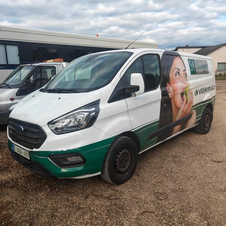 Ford transit custom 2.0 tdci L2, Auto's, Bestelwagens en Lichte vracht, Bedrijf, Te koop, ABS, Achteruitrijcamera, Airbags, Airconditioning
