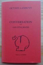 Octave Landuyt, 2008 conversation avec Jan Stalmans, signed, Livres, Peinture et dessin, Enlèvement ou Envoi, Comme neuf, Jan Stalmans
