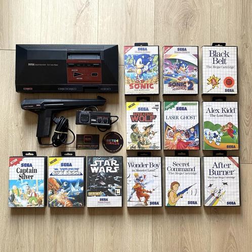 Console Sega Master System + Jeux, Consoles de jeu & Jeux vidéo, Jeux | Sega, Comme neuf, Master System, Enlèvement ou Envoi