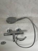 Hansgrohe bijna nieuwe bad thermostaatkraan met handdouche, Doe-het-zelf en Bouw, Ophalen, Zo goed als nieuw, Douche