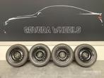 15” Peugeot 207 / 208 / Partner velgen + winterbanden 4x108, Gebruikt, 15 inch, Banden en Velgen, Personenwagen