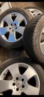 4 sportvelgen met winterbanden, Auto-onderdelen, Banden en Velgen, Ophalen, Gebruikt, Banden en Velgen, 17 inch