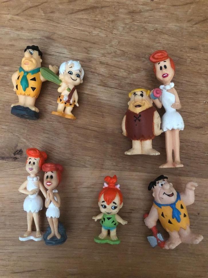 Complete set Flintstones figuurtjes – vintage verzameling (8, Verzamelen, Poppetjes en Figuurtjes, Ophalen