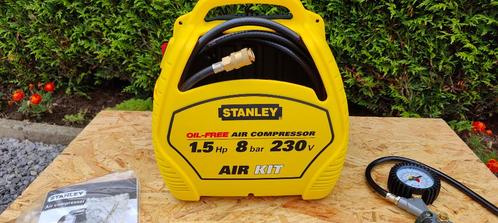 Draagbare compressor Stanley oilfree, Bricolage & Construction, Compresseurs, Comme neuf, 6 à 10 bars, Moins de 25 litres, 200 à 400 litres/min