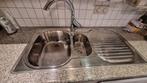 Spoelbak Franke in rvs, Huis en Inrichting, Keuken | Keukenelementen, Ophalen, Zo goed als nieuw