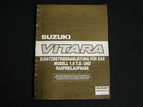Werkplaatsboek Suzuki Vitara (1.9 TD), Auto diversen, Handleidingen en Instructieboekjes, Ophalen of Verzenden