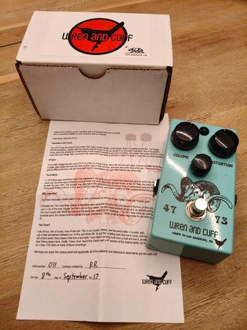 Wren and Cuff 47/73 ramshead big muff fuzz overdrive fender  beschikbaar voor biedingen