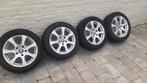 bmw alu velgen met winterbanden 205/55r16 h steek5X120, Ophalen, Gebruikt