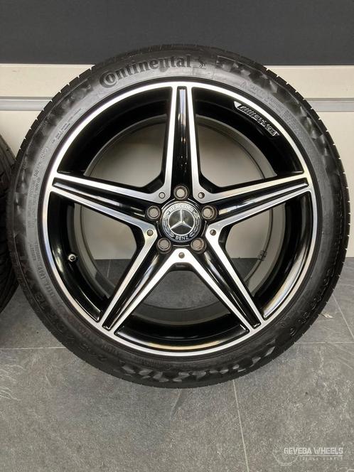 18” originele Mercedes C W205 AMG velgen + banden breedset, Auto-onderdelen, Banden en Velgen, Banden en Velgen, Zomerbanden, 18 inch