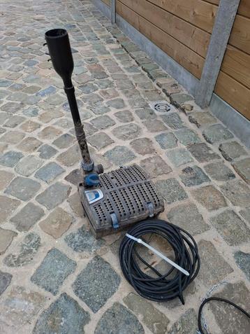 Fonteinpomp voor vijver, Enlèvement, Utilisé