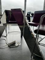 Table ronde + chaise, Glas, Rond, Zo goed als nieuw, 75 cm of meer