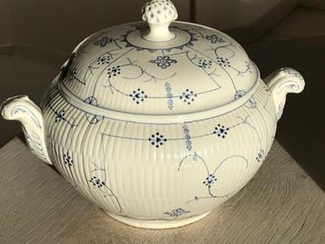 Terinne avec cuillère - Sarreguemines decor Copenhague, Enlèvement ou Envoi