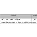 Wandpaneel, Ophalen, Nieuw, Minder dan 5 m², Overige materialen