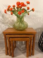 Eiken bijzettafeltjes, Ophalen, Zo goed als nieuw