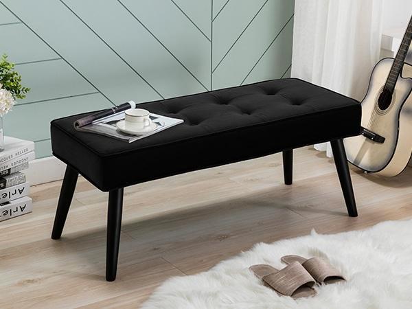 ️ 2 Banquette en velours – Maison du Monde, Huis en Inrichting, Fauteuils, Zo goed als nieuw, 75 tot 100 cm, Minder dan 75 cm