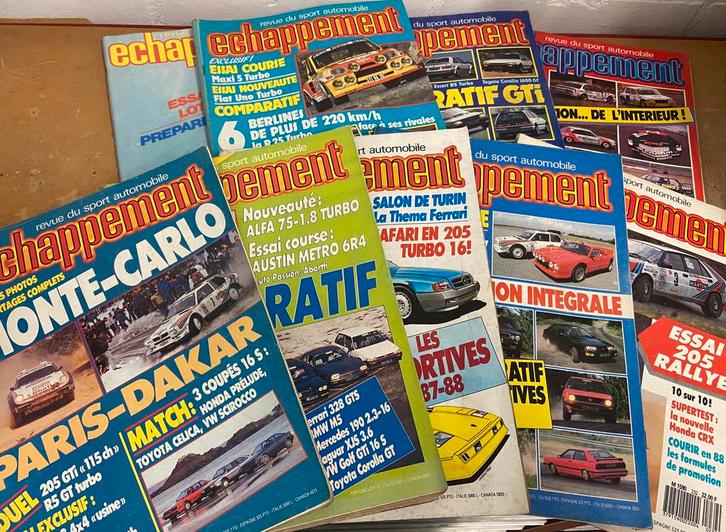 Tijdschriften Echappement 1985-1988, Boeken, Auto's | Folders en Tijdschriften, Gelezen, Ophalen of Verzenden