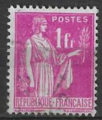 Frankrijk 1937/1939 - Yvert 369 - Type "Paix" - 1 F. (ST), Postzegels en Munten, Postzegels | Europa | Frankrijk, Verzenden, Gestempeld
