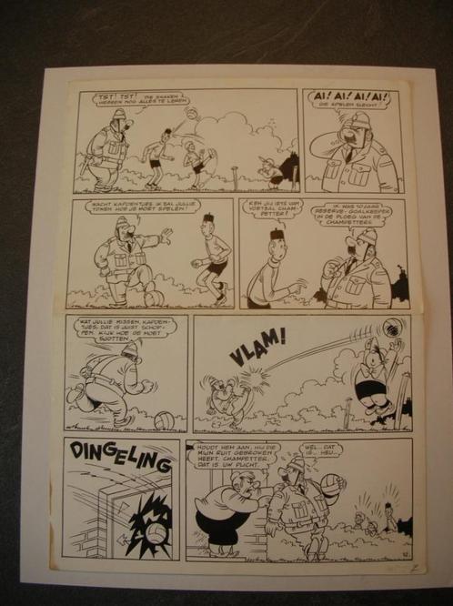De lustige kapoentjes originele stripplaat, Boeken, Stripverhalen, Zo goed als nieuw, Ophalen of Verzenden