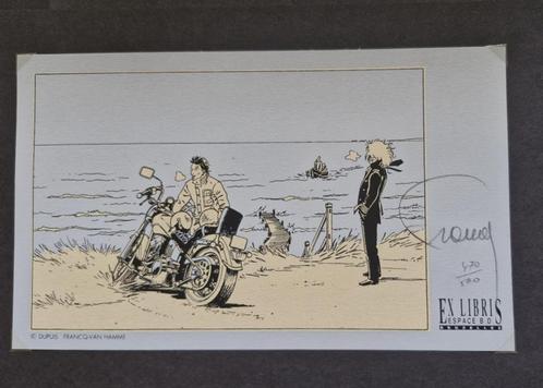 Largo Winch poster, ex libris, kaarten etc..., Verzamelen, Stripfiguren, Ophalen of Verzenden