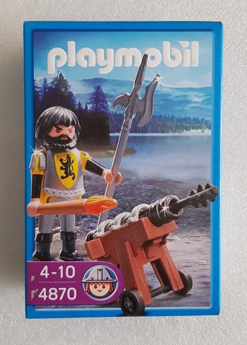 Playmobil 4870 kanonnier van de leeuwenridders 2009 sealed, Kinderen en Baby's, Speelgoed | Playmobil, Nieuw, Complete set, Ophalen of Verzenden