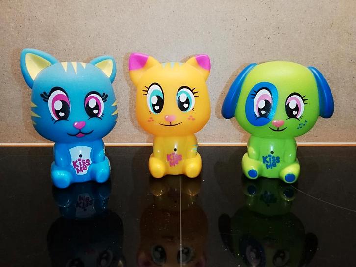 BXL  Lot de 3 animaux interactifs LUMILUVS 11 cm, Kinderen en Baby's, Speelgoed | Actiefiguren, Zo goed als nieuw, Ophalen of Verzenden