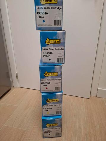 Laser toner cartridges 718C, BK (2), M en Y voor Canon beschikbaar voor biedingen