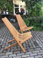 2 opvouwbare tuinstoelen - Kentucky chair, Ophalen, Nieuw, Hout, Inklapbaar