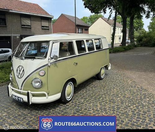 Volkswagen T1 Bus| Route 66 auctions, Auto's, Oldtimers, Bedrijf, Te koop, Volkswagen, Benzine, Overige carrosserie, 3 deurs, Handgeschakeld