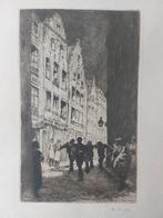 Kurt PEISER Antwerpen 1887 1962 In de muts Schipperskwartier, Ophalen of Verzenden