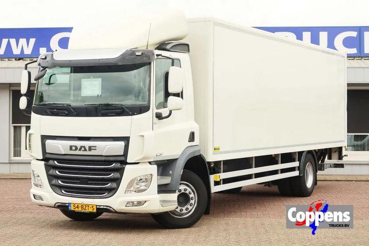 DAF CF 290 FA Bak+ klep Dhollandia 2000 kg, Auto's, Vrachtwagens, Bedrijf, ABS, Airconditioning, Cruise Control, DAF, Diesel, Automaat