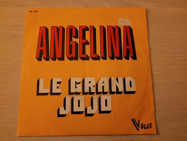Disque vinyl 45 tours grand jojo angelina, Cd's en Dvd's, Vinyl | Pop, Zo goed als nieuw, 1960 tot 1980, Ophalen of Verzenden