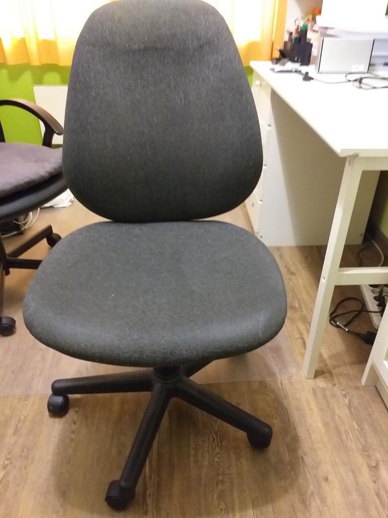 siège de bureau gris foncé, Enlèvement, Utilisé, Gris