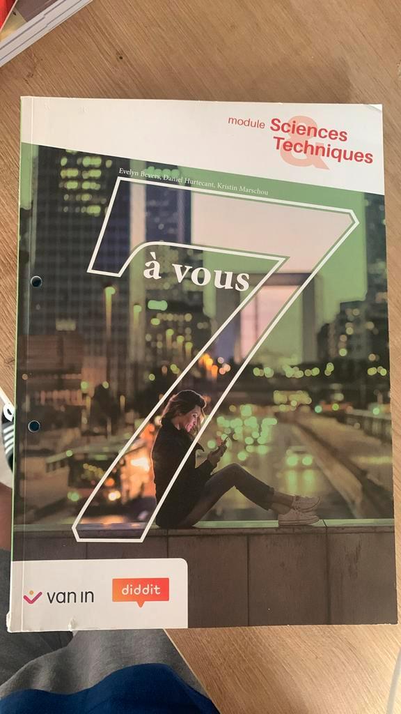 7 à vous 5 Sciences et Techniques Module - graadsmodule, Boeken, Schoolboeken, Nieuw, Frans, Ophalen