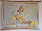 Oude schoolkaart "Landen Van Europa", Antiek en Kunst, Antiek | Schoolplaten, Ophalen, Aardrijkskunde