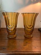 Jolie paire de vase Art déco Fait en Belgique 24x15,5cm