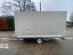 Unsunn plateauwagen met huif 366x175x180cm, Auto diversen, Aanhangers en Bagagewagens, Ophalen, Zo goed als nieuw