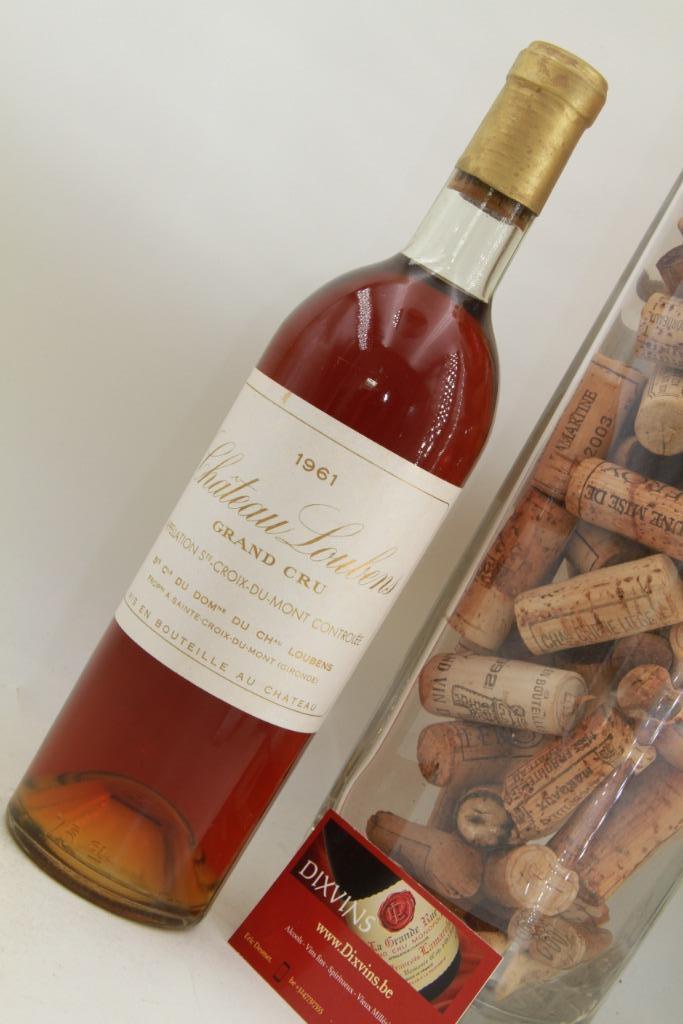 Château Loubens Grand Cru Sainte Croix du Mont. 1961, Verzamelen, Wijnen, Nieuw, Witte wijn, Frankrijk, Vol, Ophalen of Verzenden
