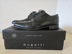 Bugatti zwarte lederen schoenen (maat 41), Bugatti, Zwart, Nieuw, Ophalen of Verzenden