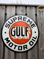 Gulf emaille bord REPRODUCTIE, Verzamelen, Merken en Reclamevoorwerpen, Ophalen, Nieuw, Reclamebord