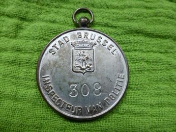 Dienstpenning Inspecteur Politie BRUSSEL (P4), Enlèvement ou Envoi, Gendarmerie, Ruban, Médaille ou Ailes