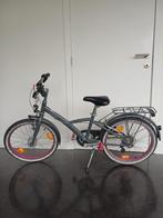 meisjesfiets BTwin grijs/rose wielmaat 20", Ophalen, Gebruikt, BTWIN, Handrem