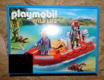 Playmobil Wild Life Rubberboot met stropers - 5559 (nieuw), Nieuw, Complete set, Ophalen of Verzenden