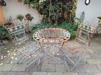 Bistroset ijzer, Tuin en Terras, Tuinsets en Loungesets, Ophalen, Gebruikt, 2 zitplaatsen, Tuinset