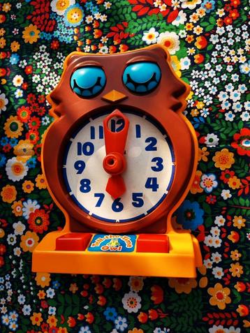 Tomy tell the time owl, leerzame uil 1975 beschikbaar voor biedingen