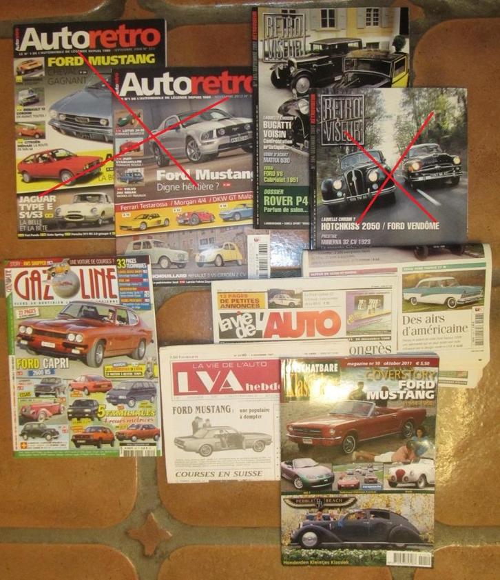 Ford - oldtimermagazines (6 stuks), Boeken, Auto's | Boeken, Zo goed als nieuw, Ford, Ophalen