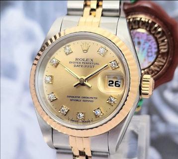 Rolex - Oyster Perpetual Datejust Dames Diamanten beschikbaar voor biedingen