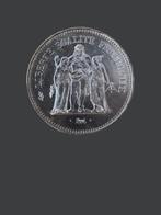 Zilveren muntstuk 50 Franse Franc 1978, Postzegels en Munten, Munten | Europa | Niet-Euromunten, Frankrijk, Zilver, Ophalen of Verzenden